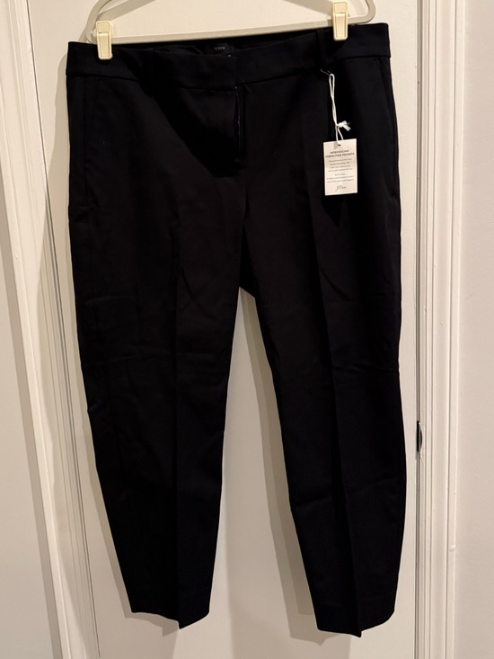 J. Crew Pants - J. Crew Cameron Slim Crop Pant in Black Bi-Stretch Cotton
